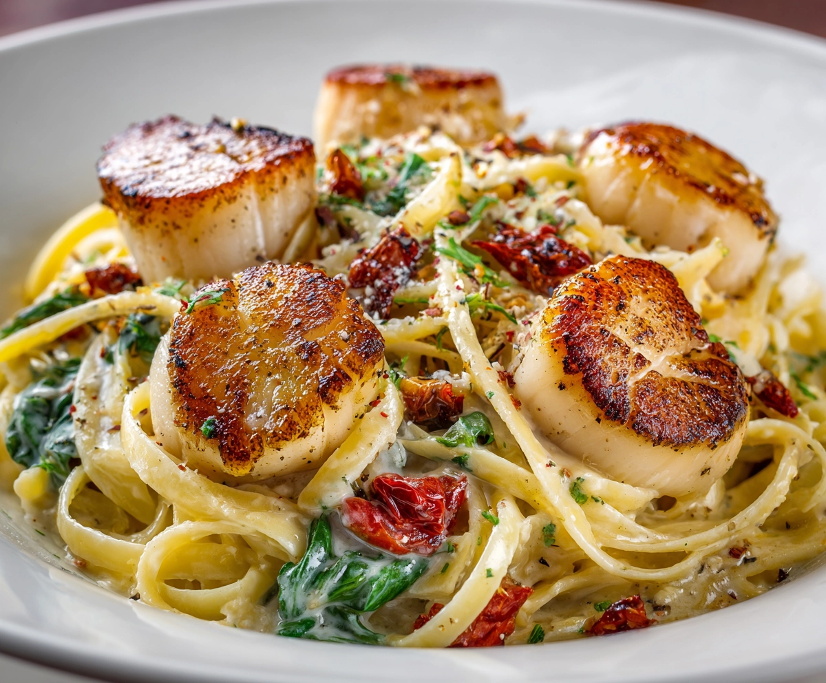 Creamy Scallops Pasta