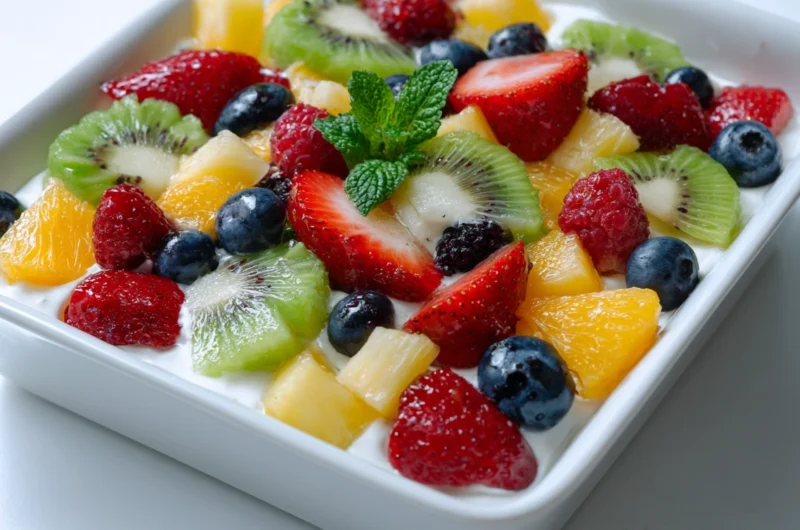 Cheesecake Fruit Salad Recipe With Fresh Fruit