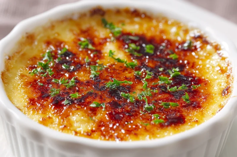 Delicious Crab Brulee Made in Minutes at Home