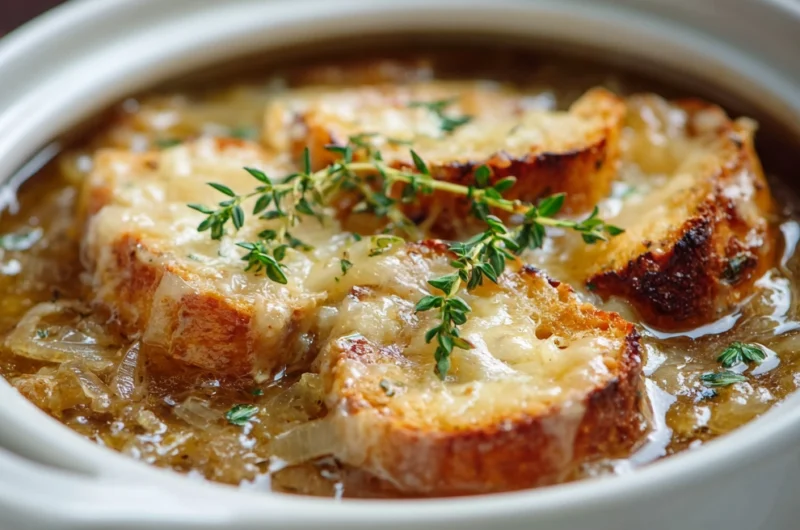 Slow Cooker French Onion Soup Recipe Anyone Can Make