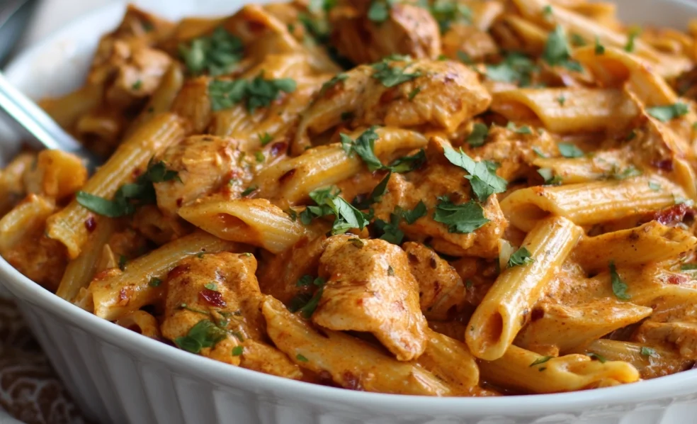 spicy chicken chipotle pasta