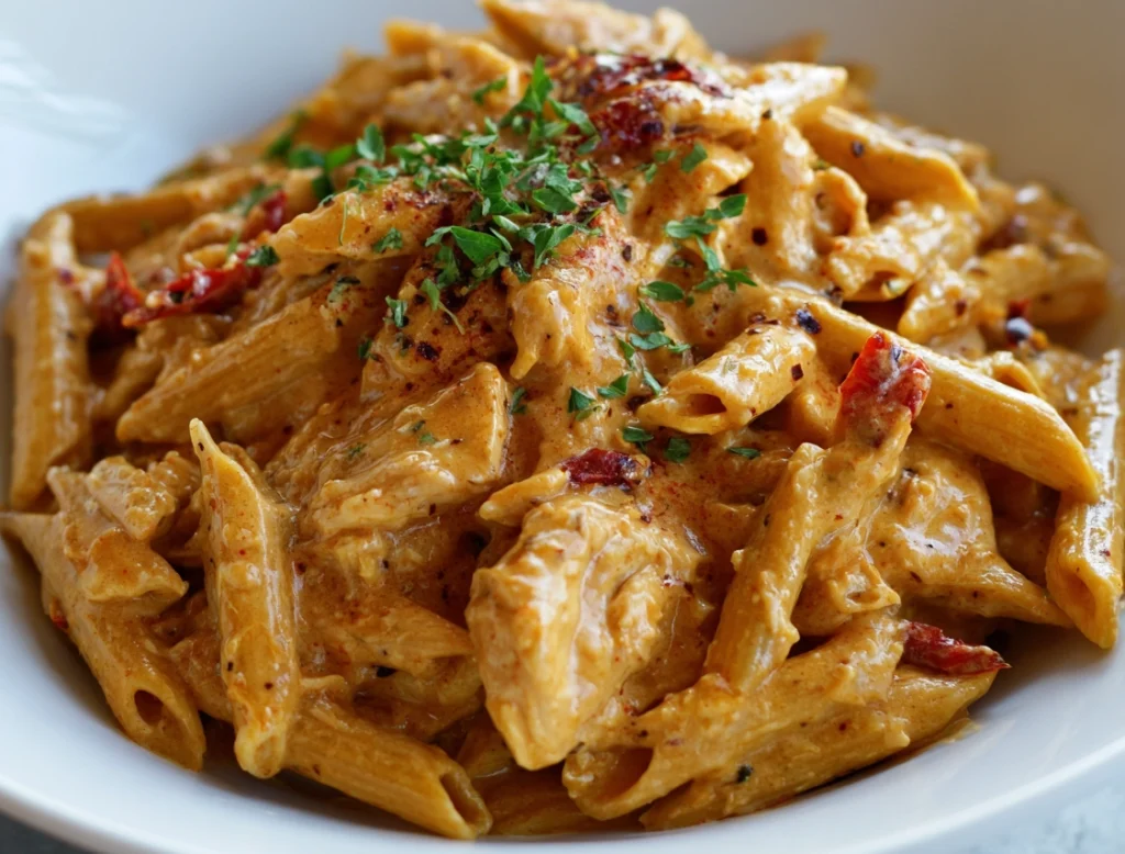 spicy chicken chipotle pasta