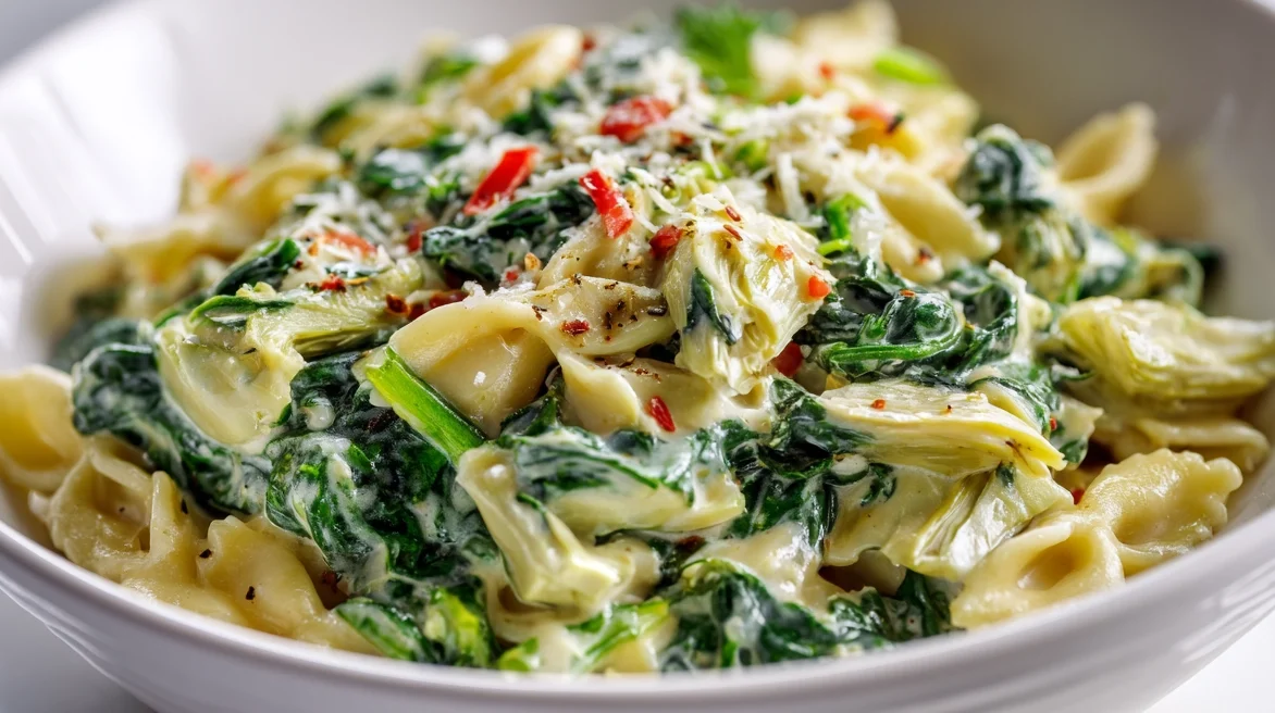 spinach artichoke pasta