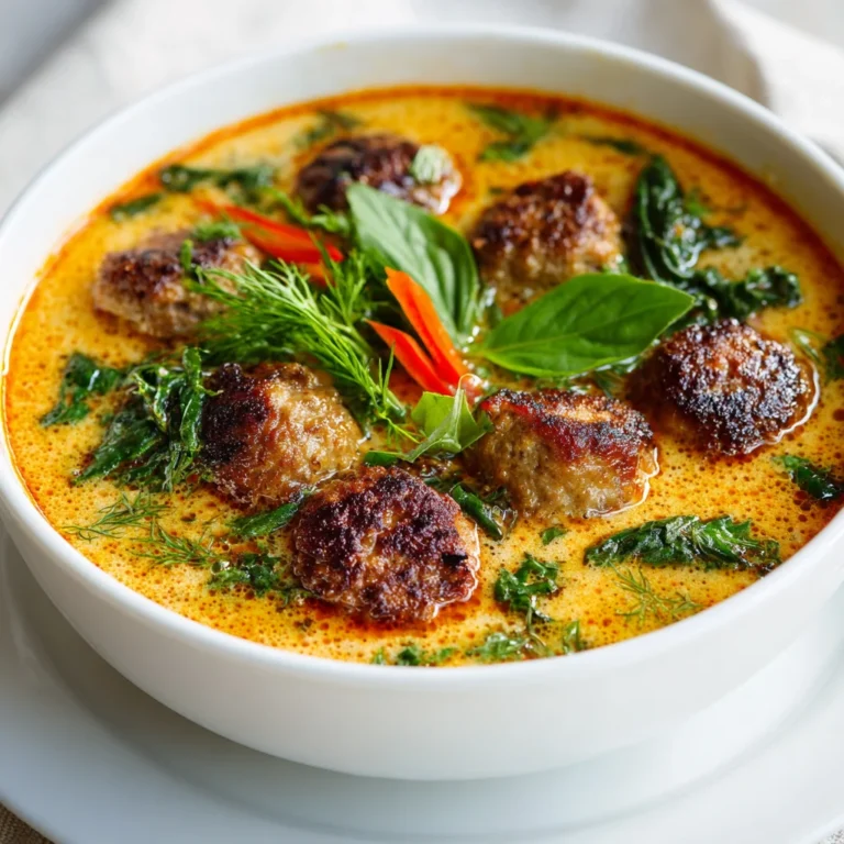 Flavorful Thai Curry Meatball Soup You Can Make at Home