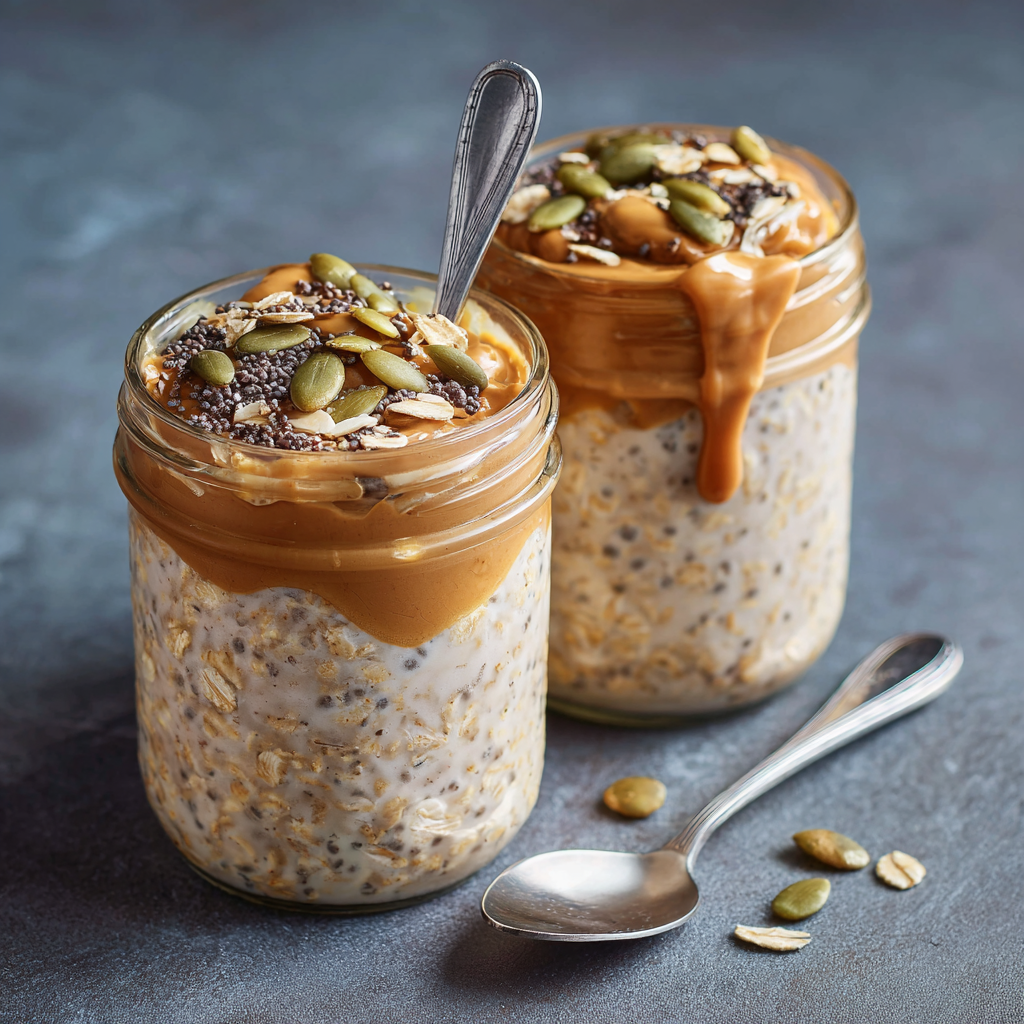 Protein-Packed Peanut Butter Overnight Oats Recipe