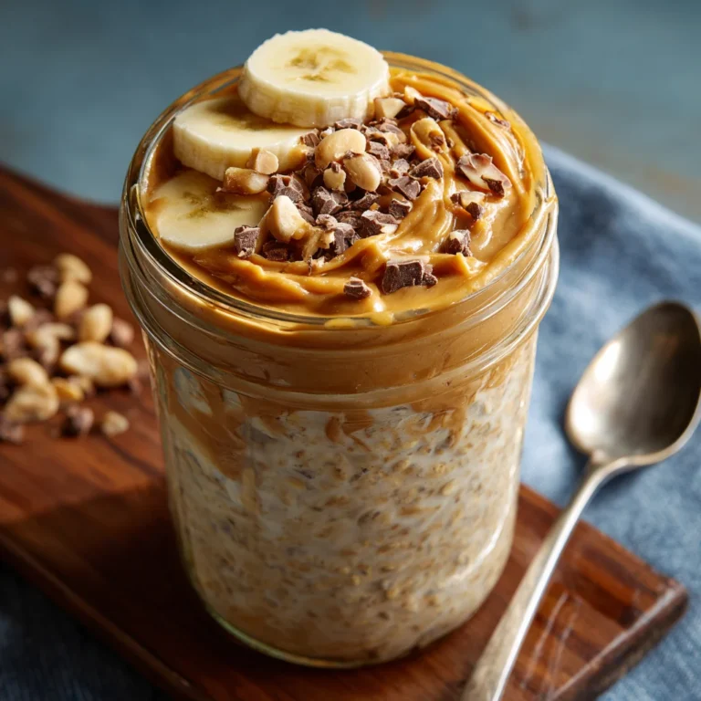 Protein-Packed Peanut Butter Overnight Oats Recipe