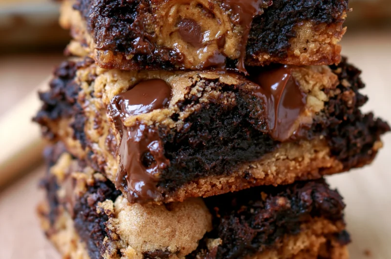 Easy Brookies (Cookie Brownies) Recipe