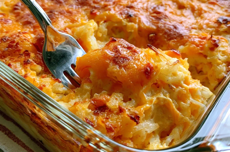 Easy Cheesy Hashbrown Casserole Recipe