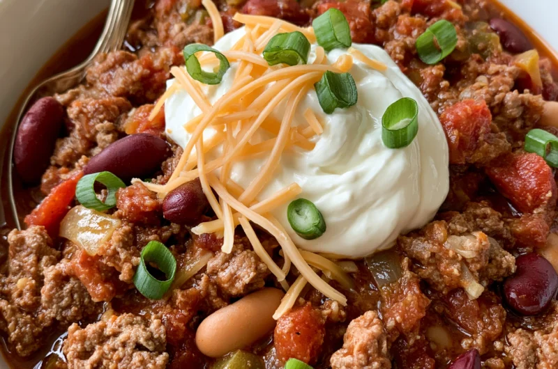 Easy Crockpot Chili Recipe