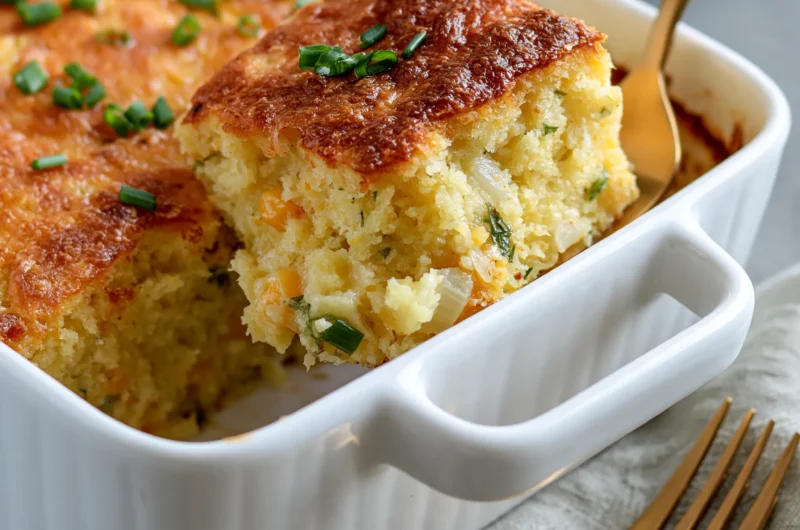 Easy Cornbread Casserole Recipe