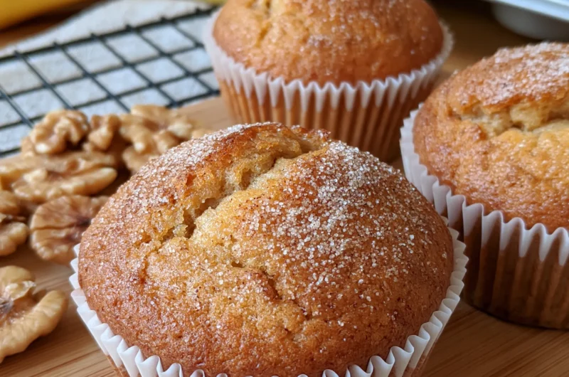 Easy Healthy Banana Muffins Recipe
