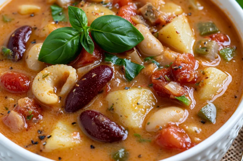 Easy Minestrone Soup Recipe