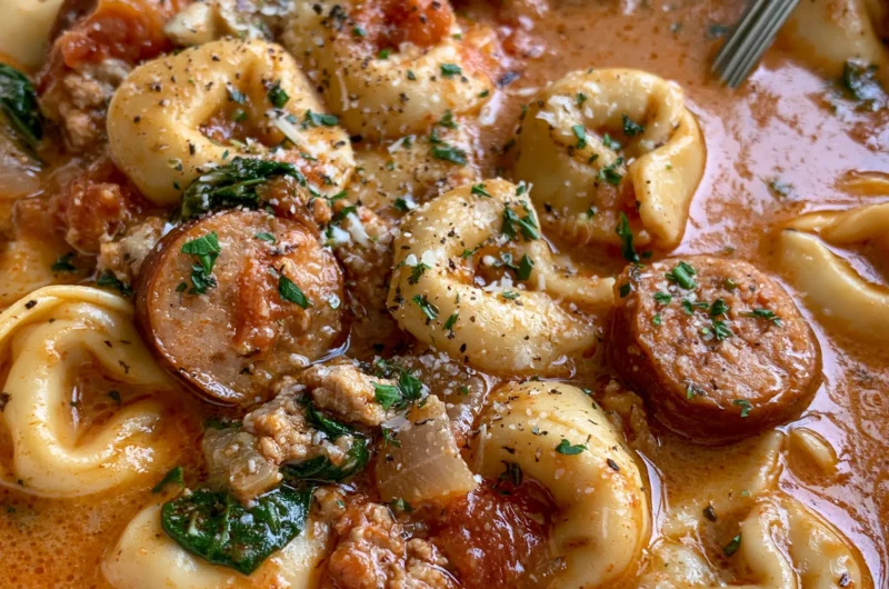 Easy Sausage Tortellini Soup Recipe