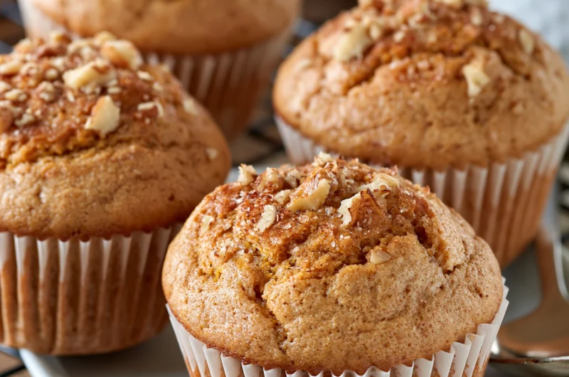 Easy Sourdough Pumpkin Muffins Recipe